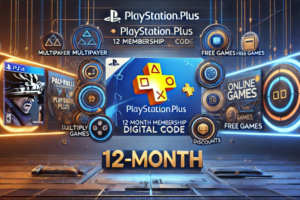 playstation plus 12 month membership digital code