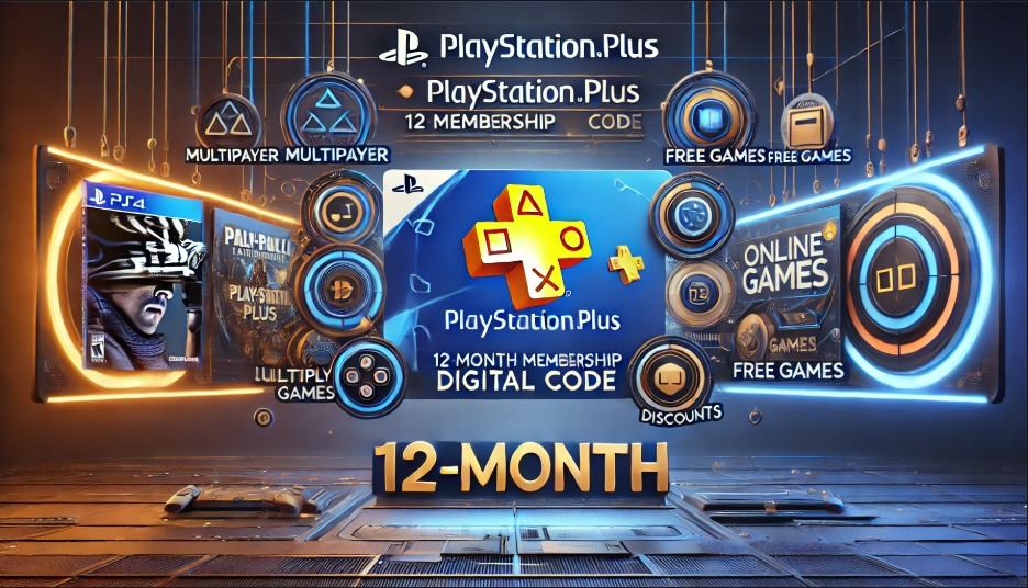 playstation plus 12 month membership digital code