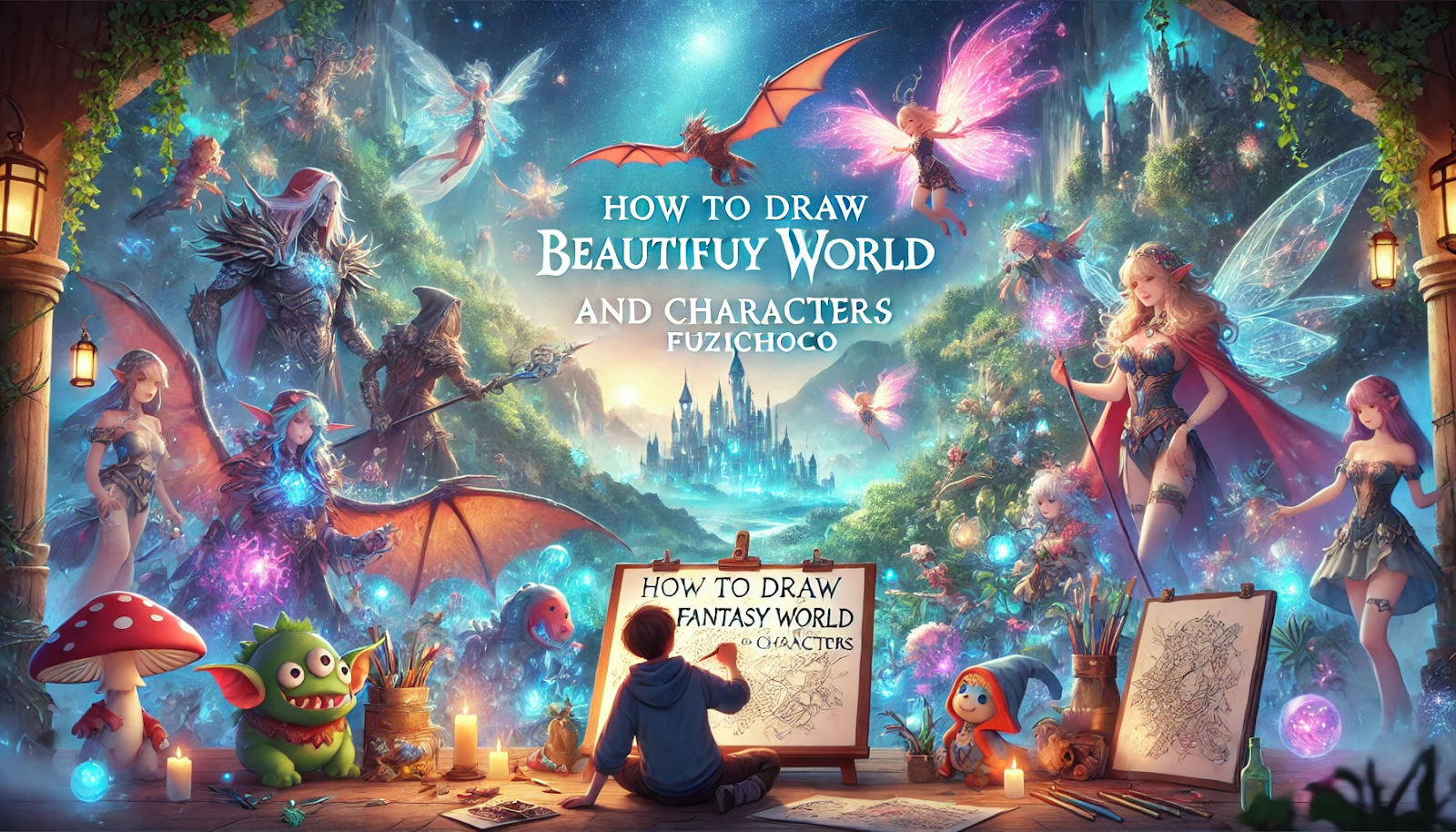 how to draw beautiful fantasy world and characters pdf fuzichoco